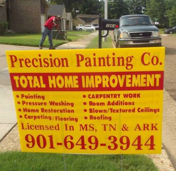 Precision Painting Company Logo