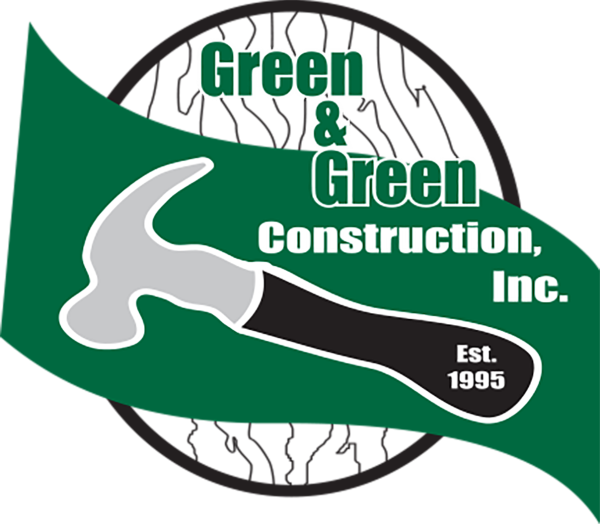 Green & Green Construction Logo