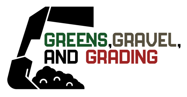 Greens, Gravel, and Grading, LLC Logo