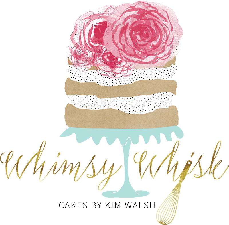 Whimsy Whisk Cakes by Kim Walsh Logo