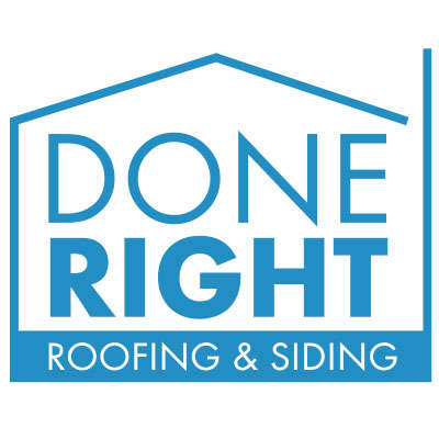 Done Right Roofing & Siding Logo