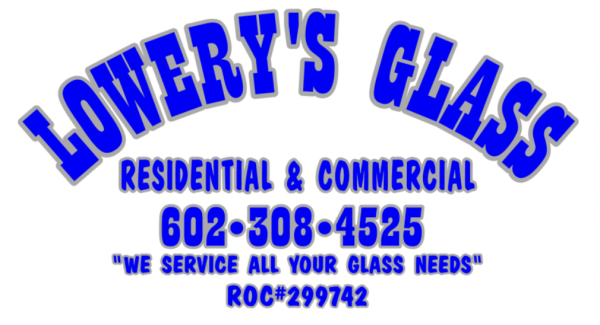 Lowery's Glass Logo