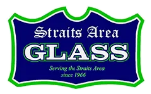 Straits Area Glass Logo
