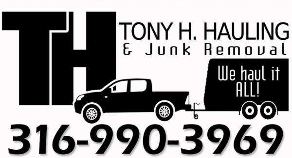 Tony H. Hauling And Junk Removal Logo