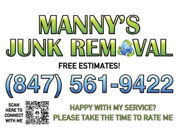 Manny's Junk Removal and Demolition Logo