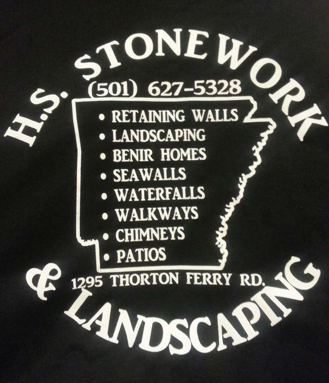 H.S. Stoneworks & Landscaping Logo