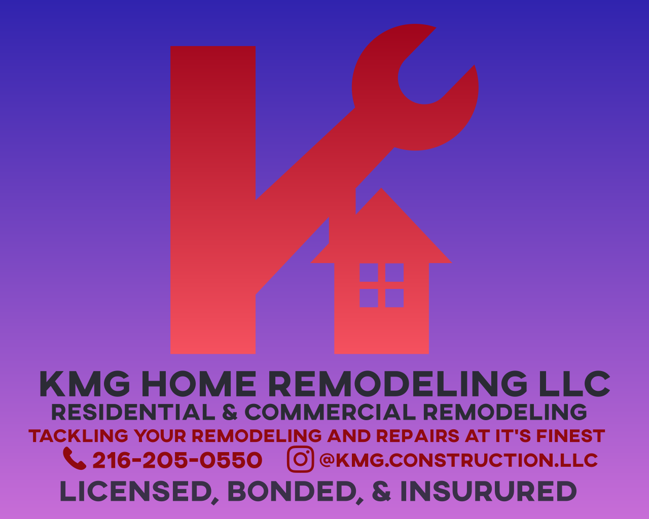 KMG Home Remodeling LLC Logo