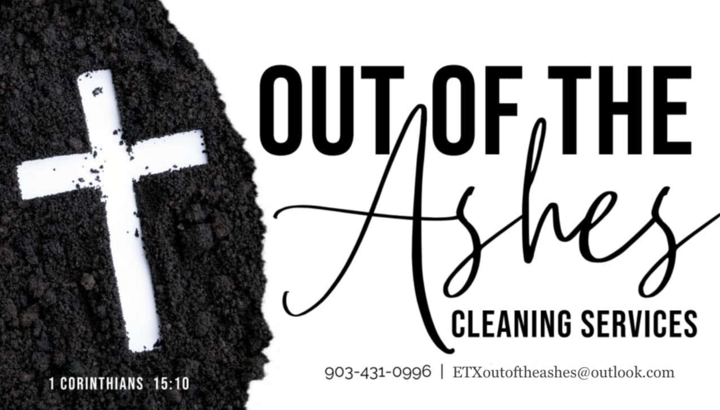 Out of the Ashes Cleaning Service Logo