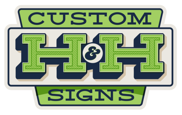 H&H Custom Signs Logo