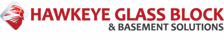 Hawkeye Glass Block & Basement Solutions Logo