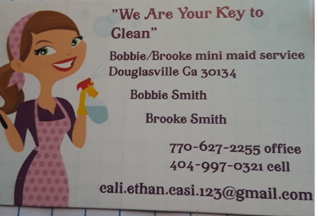 BobbieBrooke Mini Maid Service Logo