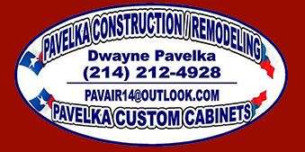 Pavelka Construction Remodeling/Custom Cabinets Logo