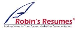 Robin's Resumes Logo