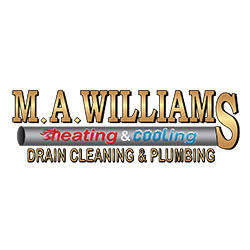 M.A. Williams Drain Cleaning, Plumbing and HVAC Logo