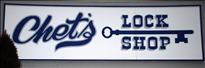 Chet's Lock Shop Logo