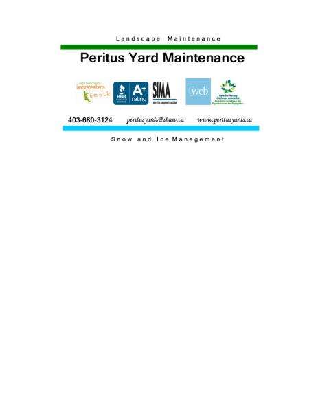 Peritus Yard Maintenance Logo