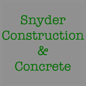 Snyder Construction and Concrete, LLC Logo