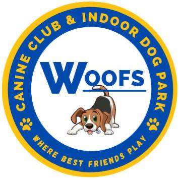 Woofs Canine Club & Indoor Dog Park Logo