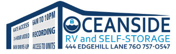 Oceanside RV and Self-Storage Logo