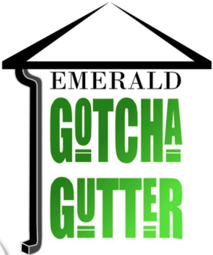 Emerald Gotcha Gutters Logo