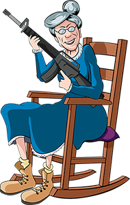 Granny's Got Guns Logo