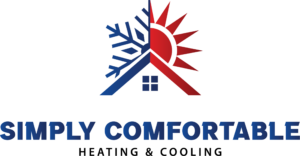 Simply Comfortable Heating and Cooling Logo