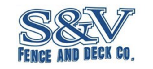 S & V Fence and Deck Company Logo