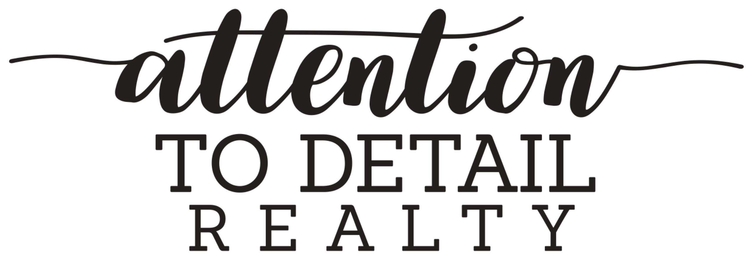 Attention to Detail Realty Logo