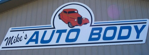 Mike's Auto Body Logo