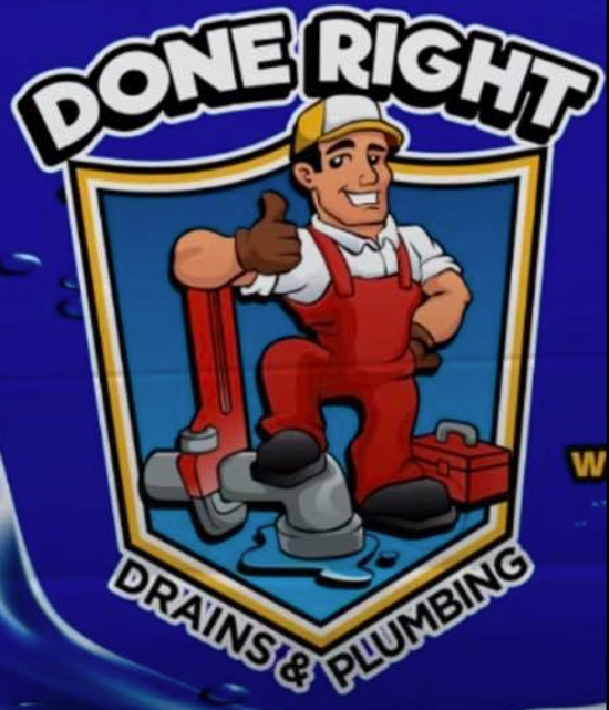 Done Right Drains and Plumbing Logo