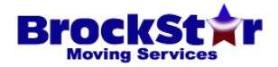 Brockstar Moving Service Logo