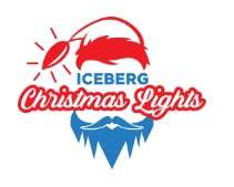 Iceberg Christmas Lights Logo