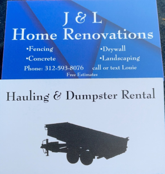 J & L Home Renovations Logo