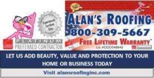 Alan's Roofing, Inc. Logo