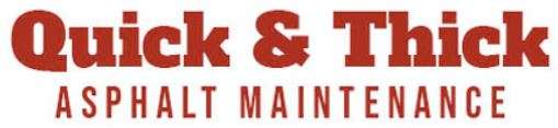 Quick & Thick Asphalt Maintenance Logo