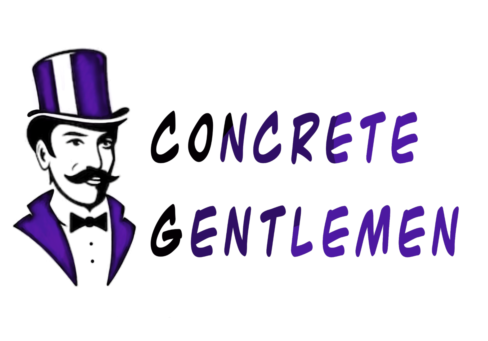 The Concrete Gentlemen, LLC. Logo