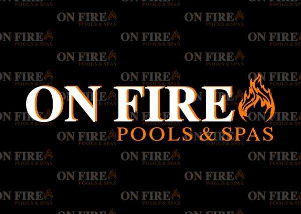 On Fire Pools & Spas Logo