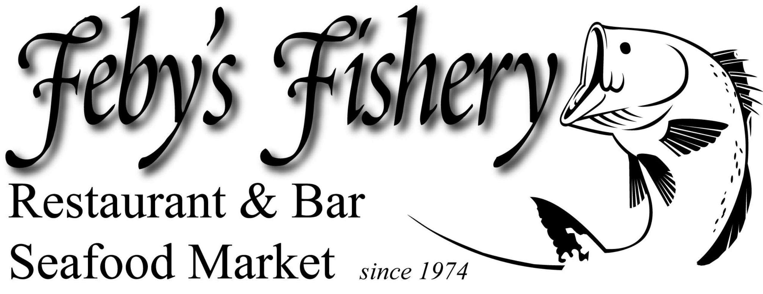 Feby's Fishery Resturant Logo