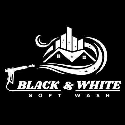 Black and White Soft Wash, LLC Logo