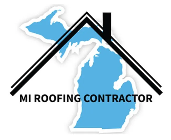 MI Roofing Contractor Logo