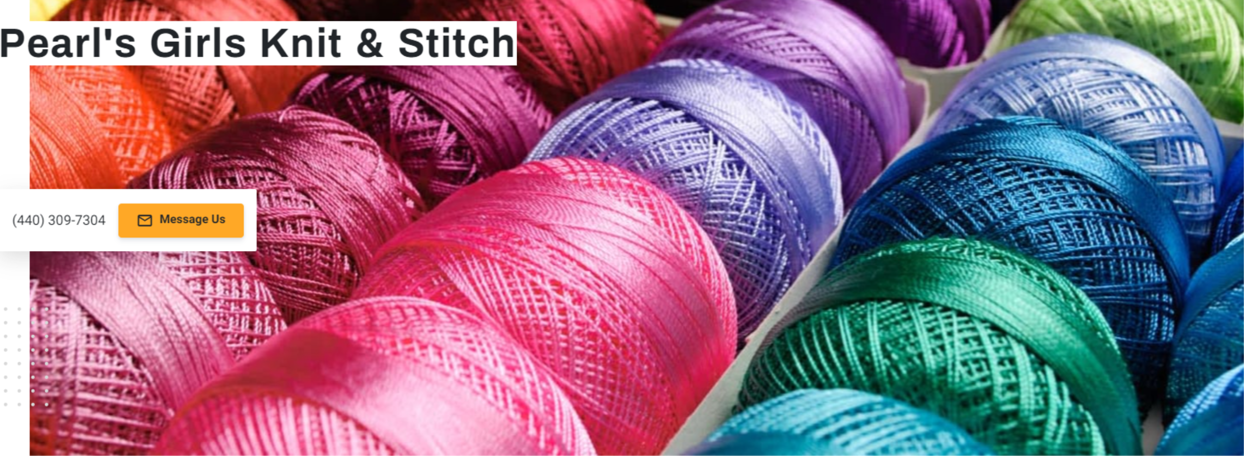 Pearl's Girls Knit & Stitch Logo