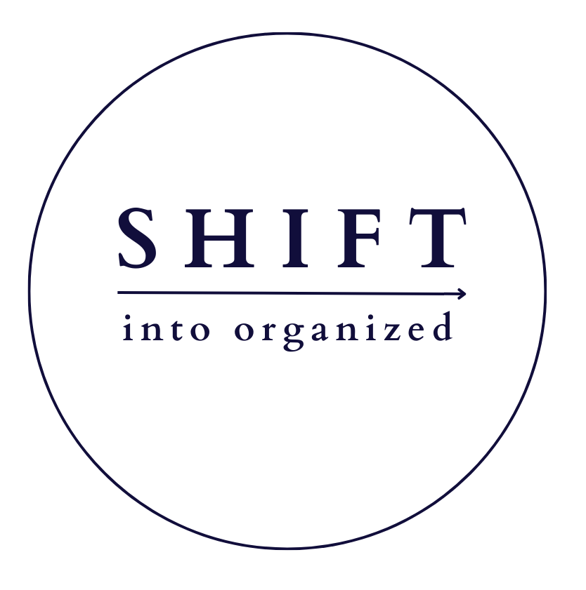 SHIFT into Organized Logo