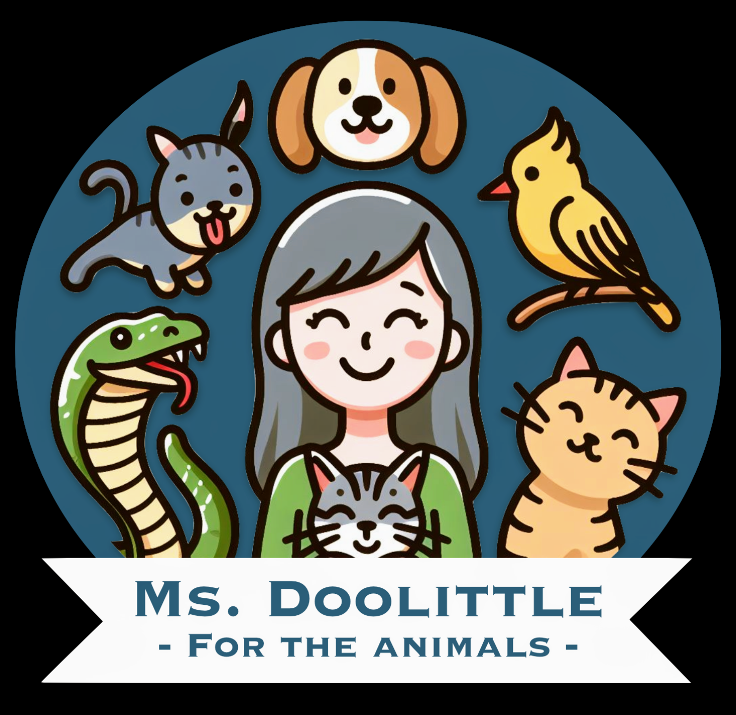 Ms. Doolittle for the Animals Logo