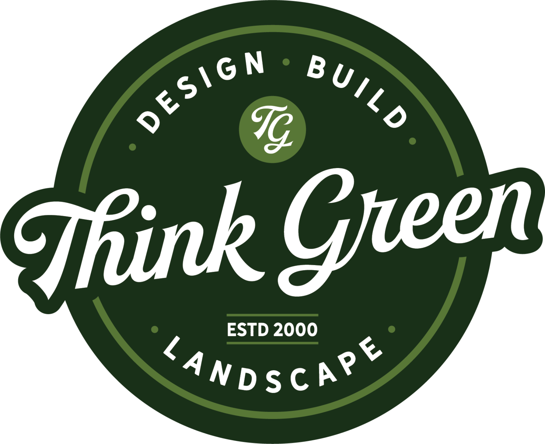 Think Green Design Build and Landscape Logo