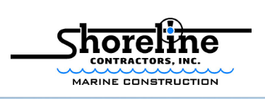 Shoreline Contractors, LLC Logo