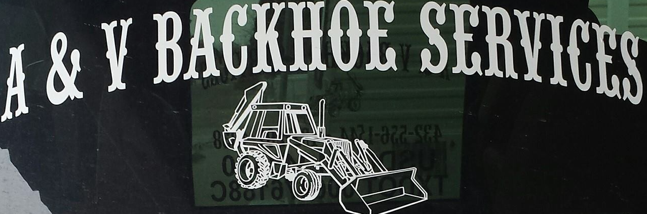 A&V Backhoe Services LLC Logo