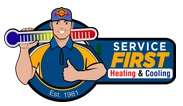 Service First Heating  & Cooling Logo