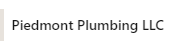 Piedmont Plumbing LLC Logo