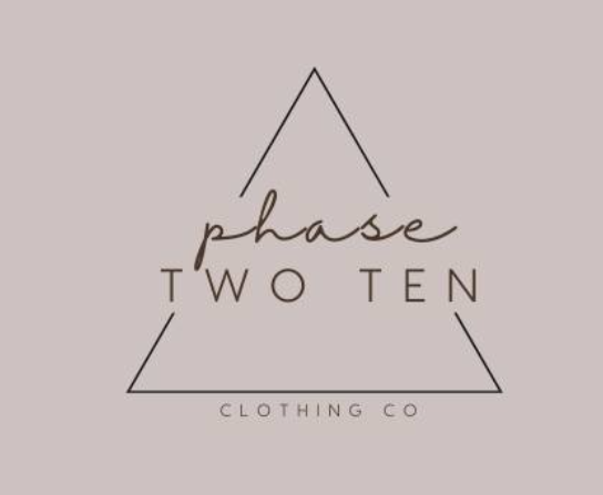 Phase TWO TEN Clothing Co.  Logo