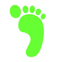 Barefoot Concrete LLC Logo